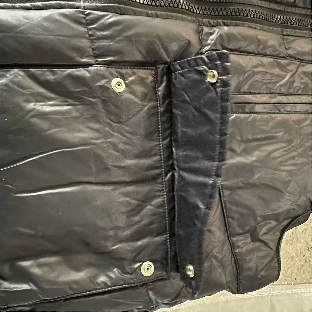 Edwin Men's Black Puffer Vest Size M‎ Sleeveless Casual Lightweight